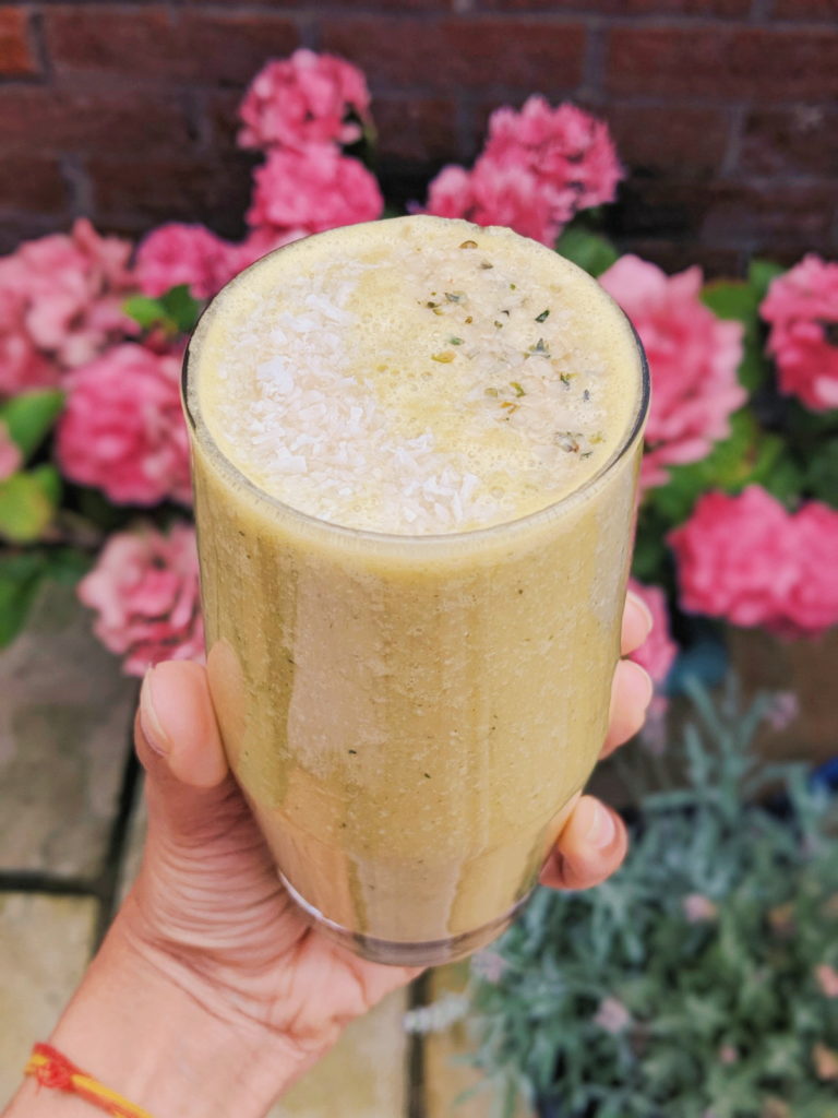 Activated sunshine smoothie