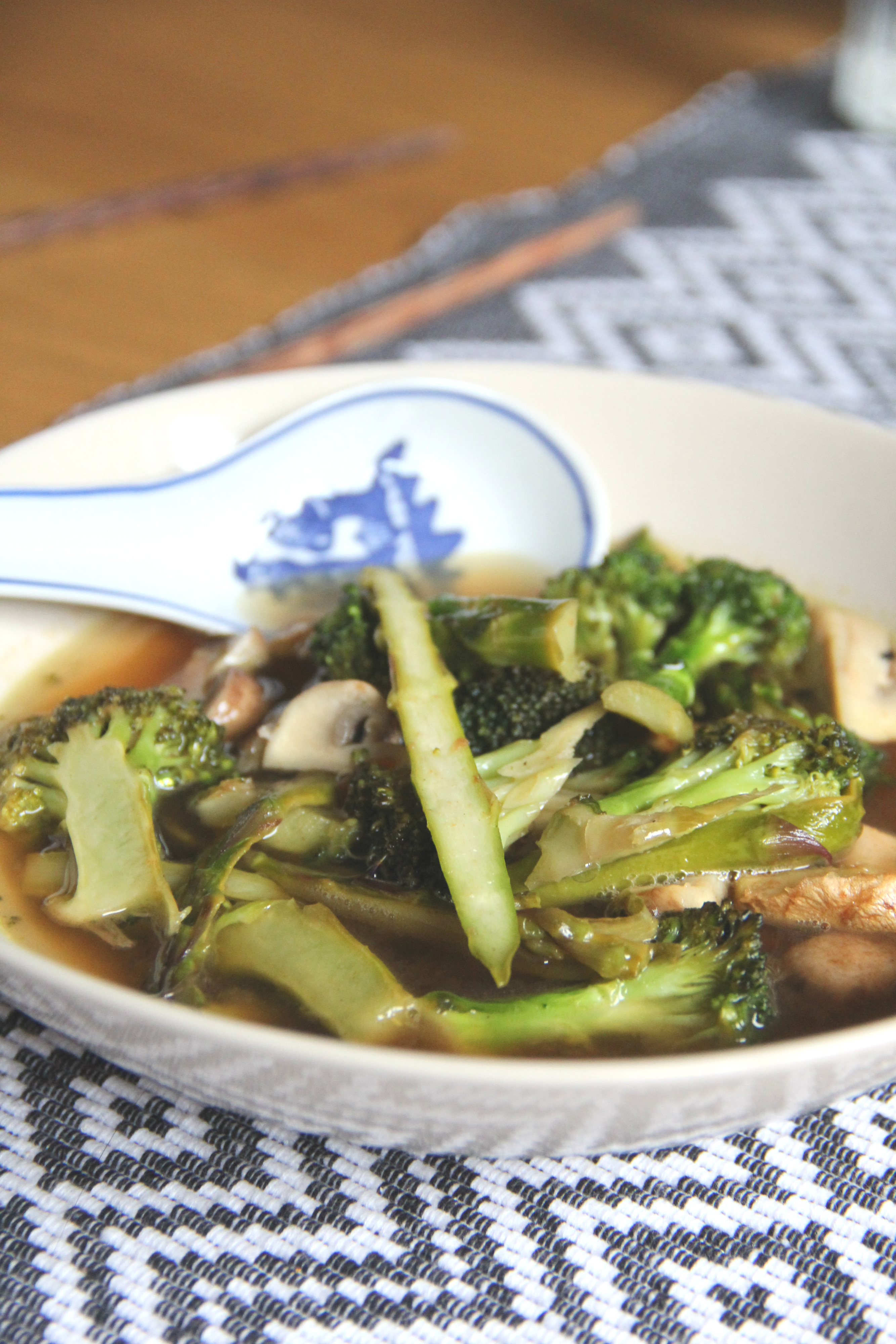 Greens & fermented plum broth