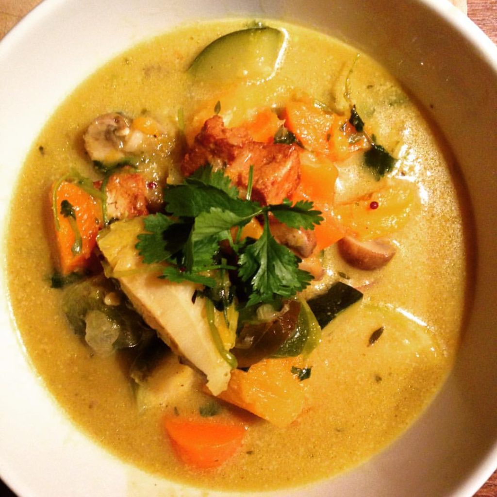 Fusion South Indian – Sri Lankan – Mauritian inspired coconut curry